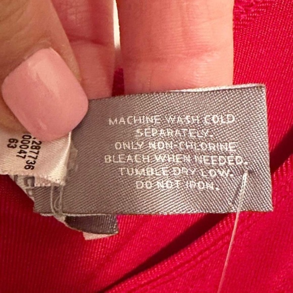 Travelers by Chico’s New With Tags Tank Top Dressy Red Size 3 (Equal to 16) - Picture 7 of 8